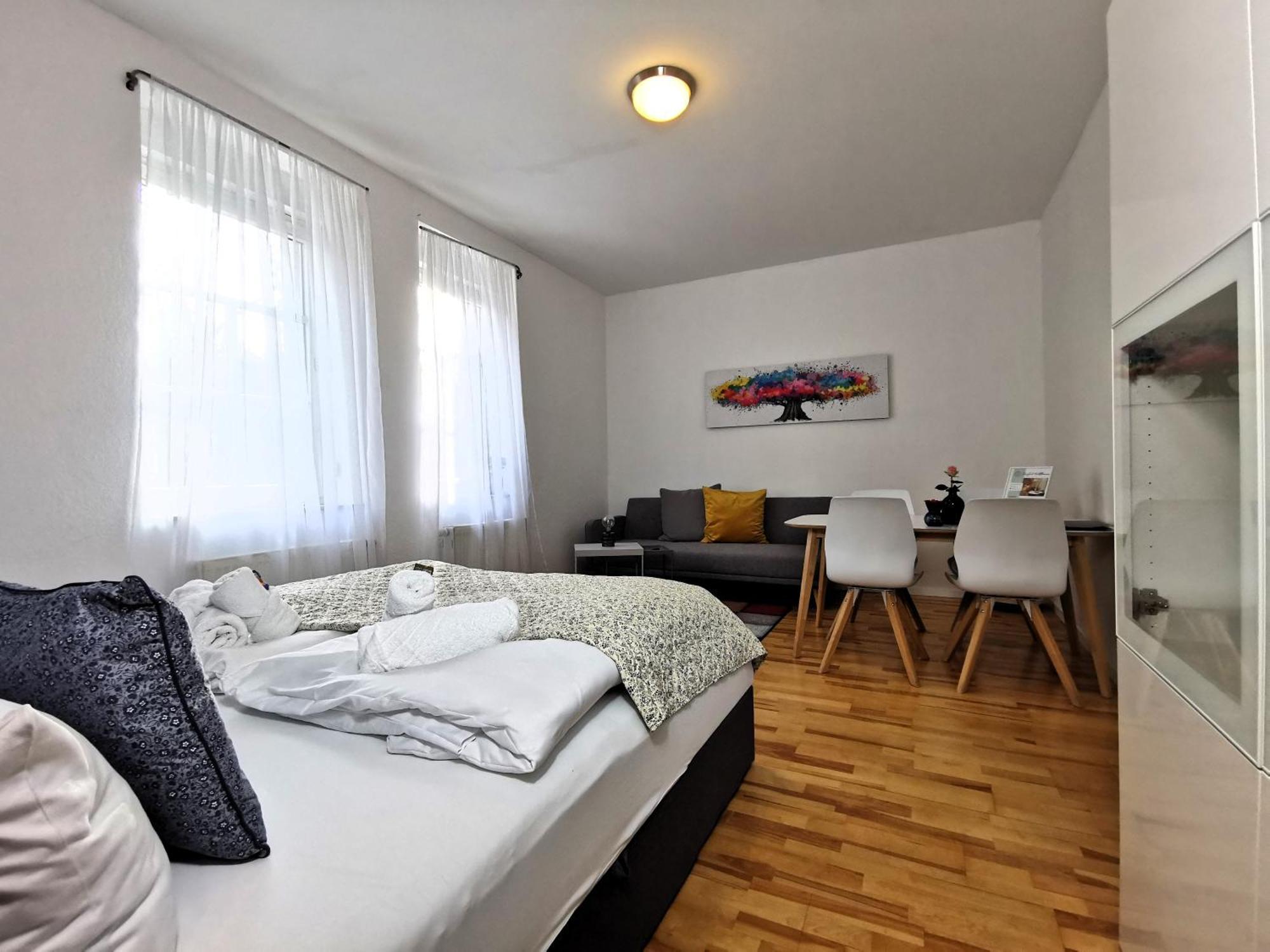 Bohnapartments Steigerwald - Natur In Der Stadt - Vollausstattung - Wlan - Gratis Parkplaetze Érfurt Exterior foto